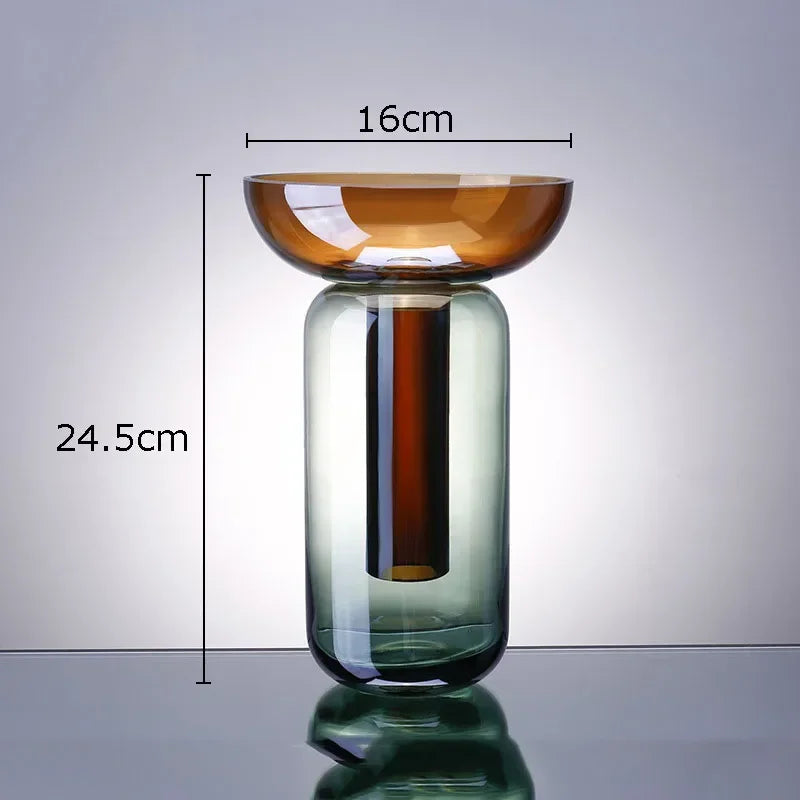 Halo Basin Glass Vase