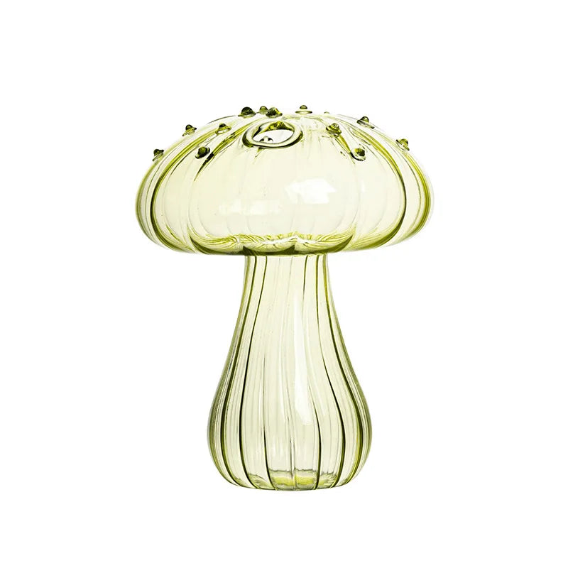 Mushroom Glass Terrarium Vase