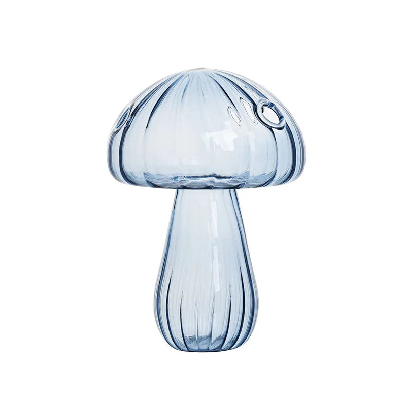 Mushroom Glass Terrarium Vase